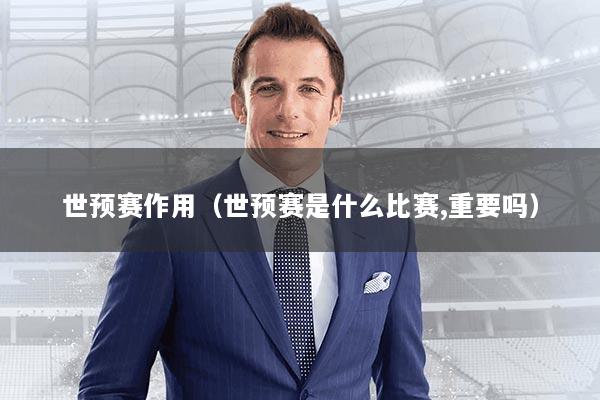 世预赛作用（世预赛是什么比赛,重要吗）